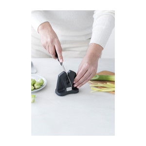 Affilacoltelli verticale manuale Lacor con barre in acciaio per coltelli da cucina - Product Image 2