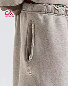 Conjunto de Sudadera con Capucha y Pantalones Deportivos de Primera Calidad, Estilo Desgastado, de Alta Demanda, para Hombre - Product Image 4