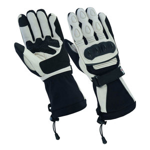Gants de moto en cuir imperméables à écran tactile avec poignées et protection UV pour homme – Chaleur hivernale – Vente en gros - Product Image 1