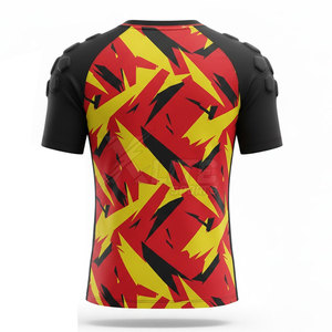 Ropa de Fútbol Profesional, Camiseta de Portero de Manga Corta, Talla Grande, Absorbe la Humedad, Secado Rápido, Cómoda, para Entrenamiento de Equipo - Product Image 2