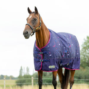 Meilleure Vente Couverture d'extérieur pour Cheval en Polaire 400g, Robuste et Imperméable, avec Cache-Cou, pour Temps Froid - Product Image 2