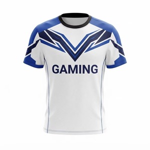 เสื้อทีมแข่งเกมอีสปอร์ตแบบกำหนดเอง พิมพ์ลายด้วยความร้อน ผ้าโพลีเอสเตอร์ 100% ระบายอากาศได้ดี เป็นมิตรกับสิ่งแวดล้อม แห้งเร็ว ใส่ได้ทั้งชายและหญิง - Product Image 6