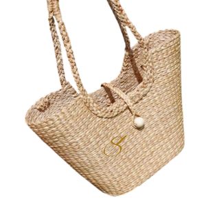 Handcrafted Water Hyacinth Tote <b>Bag</b>: <b>Large</b> Straw <b>Beach</b> <b>Bag</b> - Product Image 2