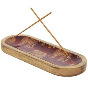 Soporte de incienso de madera esmaltada de alta demanda para el hogar, uso festivo en templos, aromaterapia, bandeja moderna para incienso de meditación - Product Image 1