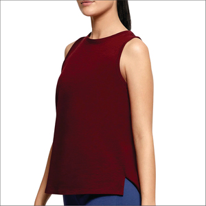 Nouveau débardeur femme de haute qualité, respirant, sans manches, col carré, court, uni, en crochet, 100% coton, OEM - Product Image 4