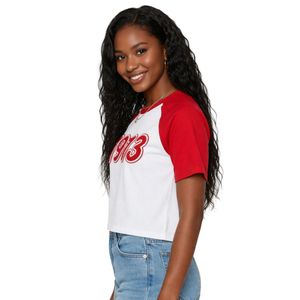 Maglietta Raglan Premium in Ciniglia Delta Sigma Theta 1913 per Donne, Vestibilità Comoda, Alta Qualità, Abbigliamento Casual per Confraternite Greche - Product Image 3