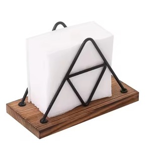 Modern Metal Napkin Stand Organizer for Dining Table Kitchen Stylish <b>Tissue</b> Stand for Home Office Restaurant Durable Handmade - Product Image 3