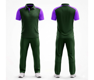 <b>Cricket</b> Team Uniform with Moisture Wicking Fabric | Men Women Youth <b>Cricket</b> Wears Polo Shirt and Trouser Full Team - Product Image 2