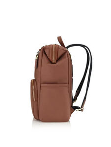 Bolso profesional delgado para computadora con herrajes en tono dorado, diseño antirrobo con múltiples bolsillos para oficina y viajes, bolso para estudiantes. - Product Image 3