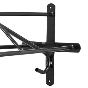 Soporte de pared portátil para 8 sillas de montar, para establos de caballos, estilo inglés, 27.3 x 16.3 x 12.5 pulgadas, con 8 almohadillas y barras - Product Image 4