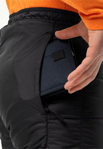 Outdoor Men Eco-Friendly <b>Padded</b> Hiking <b>Pants</b> Black Color Winter Warm High Quality Waterproof Cotton Lining for Adults - Product Image 6
