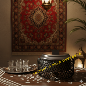 Casserole de luxe en acier inoxydable avec support en treillis doré, couvercle isotherme pour buffet, durable et antiadhésif, idéal pour la restauration - Product Image 4