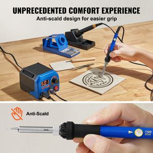 Penne per Pirografia a Doppia Porta di Uscita, Set di 23 Punte, Kit per Incisione su Legno con Temperatura Regolabile 250~700 Gradi Celsius, Display della Temperatura, Altri Artigianati - Product Image 6