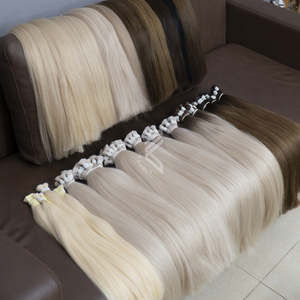 Bundles de cheveux vierges pour femmes européennes pas cher toutes les nuances de blond à brun foncé cuticule alignés cheveux indiens style droit - Product Image 3