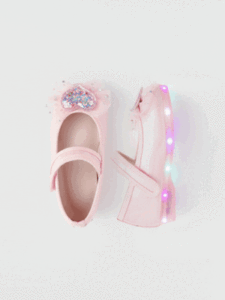 Zapatos de Vestir Estilo Coreano OZKIZ con Forma de Corazón y Estrella para Niñas de 2 a 7 Años, Material Plástico, Moda Infantil al por Mayor para Primavera/Otoño - Product Image 1