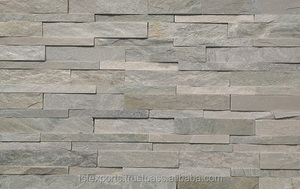 Panneau de pierre mosaïque légère en ardoise naturelle, écologique et durable pour murs intérieurs d'hôtels, cuisines et salles de bain TSF - Product Image 2