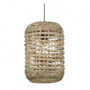 Abat-jour CAPSULE pour suspension, en bambou et rotin, pour plafonnier en jacinthe - Product Image 2