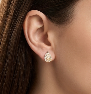 Minimalist S925 Sterling <b>Silver</b> Knot Shape <b>Stud</b> Earrings Women Girls Fashion Single Zircon Claw Setting Rhodium Plated - Product Image 5