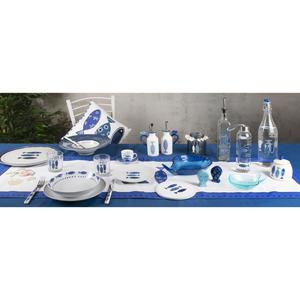 Set di 6 bicchieri Excelsa Ocean in vetro blu 7,5x7,5x8,5 cm - Product Image 4
