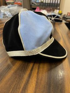 Custom Name Number Velvet Honours Cap Embroidery Wholesale OEM <b>Flat</b> Brim Snapback Graduation Academic Unisex Headwear - Product Image 4