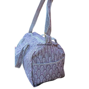 กระเป๋าผ้าดัฟเฟิลสุดหรูสั่งทำพิเศษ 100% ผ้าฝ้าย ขนาดใหญ่ พับได้ เปิดได้หลายสี สไตล์วินเทจ สำหรับชายหาด ฤดูร้อน ฤดูหนาว พกพาสะดวก ทนทาน - Product Image 3