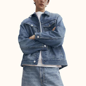 Chaqueta de Mezclilla Cálida para Hombre, Forrada con Cachemira, Estilo Casual de Invierno, Chaqueta de Forro Polar Personalizada al por Mayor - Product Image 6