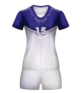 Camisetas y Pantalones Cortos de Cricket Ajustados, Sublimados, Personalizados, Uniformes de Voleibol para Mujer - Product Image 5