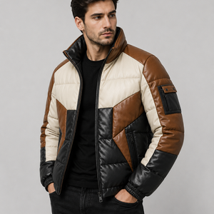 Veste en cuir bomber en peau de mouton véritable personnalisée pour hommes, vestes en cuir de moto, couleur noire, veste en cuir pour hommes - Product Image 1