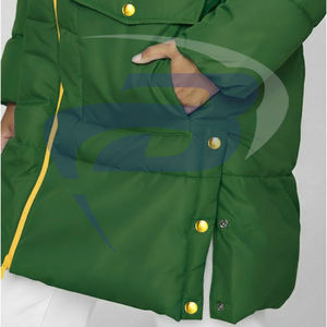 Abrigo Acolchado Unisex Chi Eta Phi CEPhi Sorority, Abrigo Largo Acolchado de Alta Calidad, Abrigo Térmico Aislante para Mujer - Product Image 2