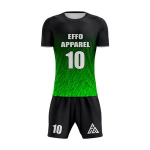 Uniformes de football personnalisés à manches courtes, couleurs personnalisées, légers, toutes saisons, prix d'usine en gros, confortables - Product Image 6