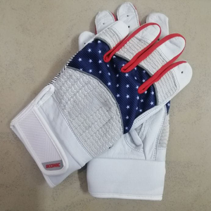 Aegis OEM Baseball Batting Gloves Leather Durable Anti-Slip Flexible <b>Hook</b> Loop Closure Lightweight Breathable Left Hand Adult - Product Image 2