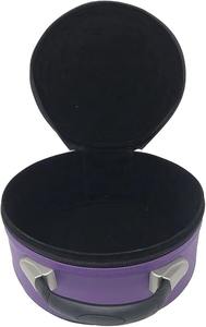 Estuche para Gorra de los Soberanos Grandes Comandantes del Rito Escocés Masónico, Grado 33, Bordado en Morado (Cruz de Triple Salem) - Product Image 4