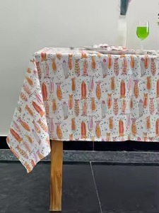 Indian Handmade <b>Tablecloth</b> Floral Cotton Block Print Rectangular Wholesale Cloth for Table Decor Housewarming Gift - Product Image 5