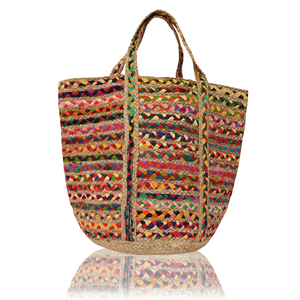 Bolso Tote de Yute Bohemio Ecológico Personalizado 2026 para Mujer, Bolso de Playa de Lona Multifuncional para Fiesta y Compras, Bolso Bandolera para Mujer - Product Image 1