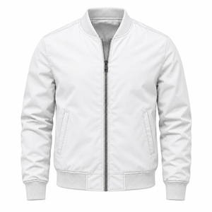 Blousons Bomber Noirs Élégants et Personnalisés pour Garçons 2026 – Blousons d'Hiver Fantaisie à Col Montant avec Décoration à Motifs - Product Image 1
