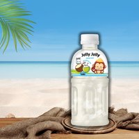 Vietnamese fabrikant Nata De Coco fruitsap 320ml PET fles Tropisch fruit kokos aardbei meloen passievrucht Jolly Jolly