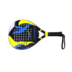 Raqueta de Pádel con Gráfico Dinámico de Llama de Carbono 12K, Forma de Lágrima, Núcleo Suave de Eva - Product Image 4