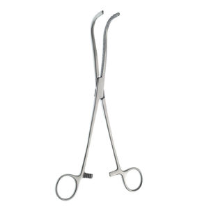Mayo Guyon Kidney <b>Clamp</b> 9-1/4″ Double Curved Serrated Jaws Stainless Steel Surgical Urology Hemostatic Forceps Instrument - Product Image 1