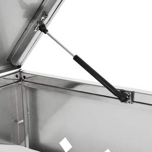 Contenedor de Basura Cuádruple de Acero Inoxidable con Capacidad para 63.4 Galones - Product Image 6