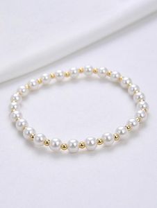 Bracelet chic en perles de résine, fait main, extensible, bijoux tendance pour femmes, accessoires quotidiens - Product Image 4