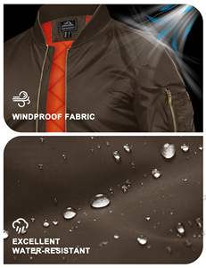 แจ็คเก็ตวาร์ซิตี้ผ้าซาตินย้อนยุคสไตล์ 80s สีสันฤดูหนาวแบบกำหนดเองสำหรับผู้ชาย พร้อมแถบยางยืดที่ข้อมือ - Product Image 6