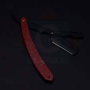 Navaja de Afeitar Recta de Acero Inoxidable Reutilizable de Alta Calidad, Elegante y con Estilo - Product Image 2