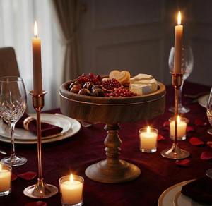 Soporte para pasteles especial para Eid, bandeja para postres, bandeja para servir, estilo rústico vintage, artesanía hecha a mano, utensilios de cocina, centro de mesa para comedor - Product Image 1