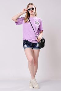 เสื้อยืดลำลองสำหรับผู้หญิง เสื้อยืดลายกราฟิก คอกลม เสื้อยืดแฟชั่นแบบกำหนดเอง เสื้อยืดกีฬา เสื้อผ้าออกกำลังกาย เสื้อยืดผู้หญิงสำหรับฤดูร้อน พร้อมโลโก้ - Product Image 3