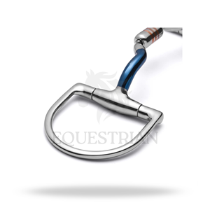 ฮันเตอร์ D พอร์ตต่ำแคปซูลเหล็กหวานแหวม้าบิตสำหรับฝึกขี่ม้าควบคุม - Product Image 4