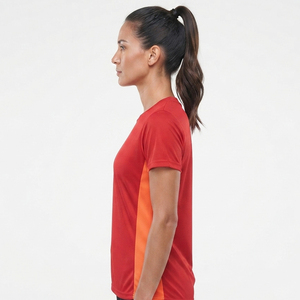 Camiseta de Boxeo Sublimada para Mujer, Logotipo Personalizado, Camiseta de Boxeo de Manga Corta Transpirable para Mujer, Camiseta de Entrenamiento de Boxeo para Gimnasio - Product Image 3