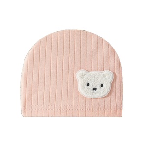 Bonnet de voyage unisexe en coton 100 % de haute qualité pour nouveau-né, style image, motif uni réglable, personnalisable, marque 0-3 - Product Image 2