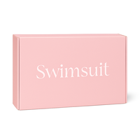 Boîte cadeau rigide de luxe avec logo personnalisé pour maillot de bain bikini et emballage de vêtements