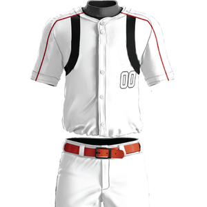 Men's White Baseball Pants With Black Belt And <b>Socks</b> All Seasons Regular Fit Solid Color Sport Apparel - Product Image 1