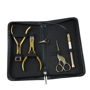 Kit d'extensions de cheveux à micro-perles, ensemble d'outils professionnels pour l'installation d'extensions de cheveux pour coiffeurs, aiguille à boucle réutilisable pour tirer les extensions - Product Image 4